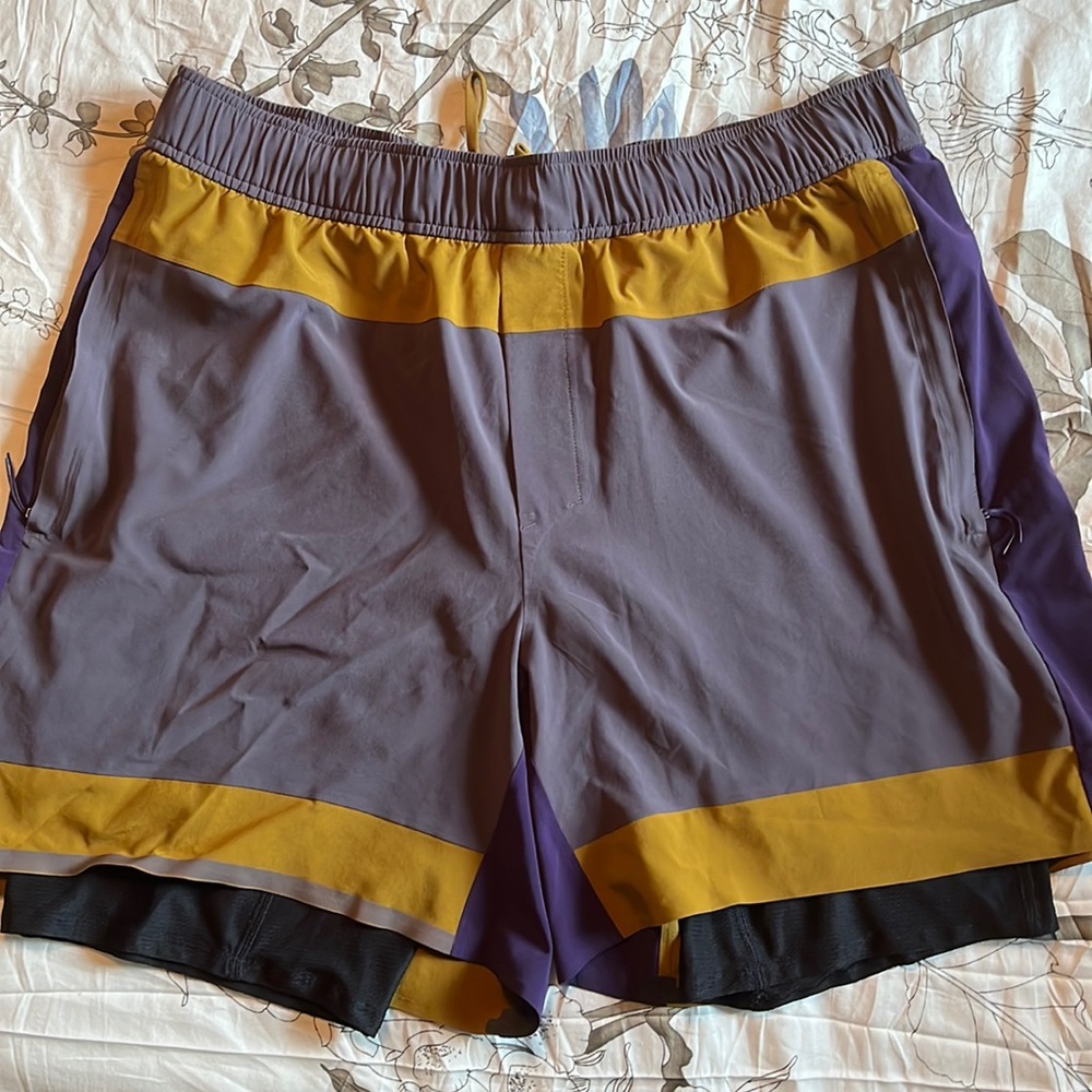 Lululemon TAKE THE MOMENT (LINED) SHORTS. Limited Edition Lulu x Robert Geller